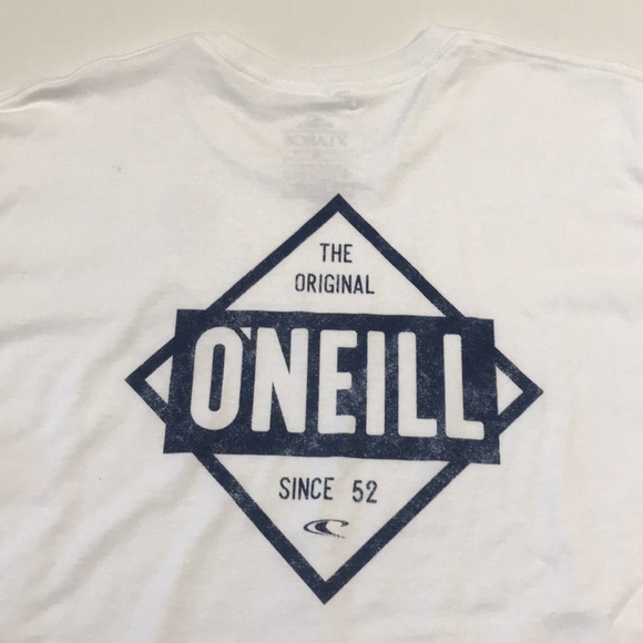O’NEILL Mens XL White Cotton Tee Shirt - Picture 3 of 4